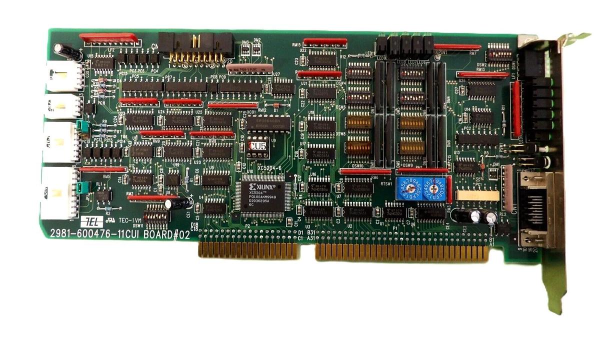 Used TEL Tokyo Electron 2981-600476-11 PCB Card CUI Board #02 ACT8 Working Surplus