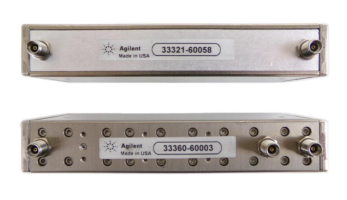 Used Agilent Technologies E4440A Attenuator Set of 2 33360-60003 33321-60058 Surplus