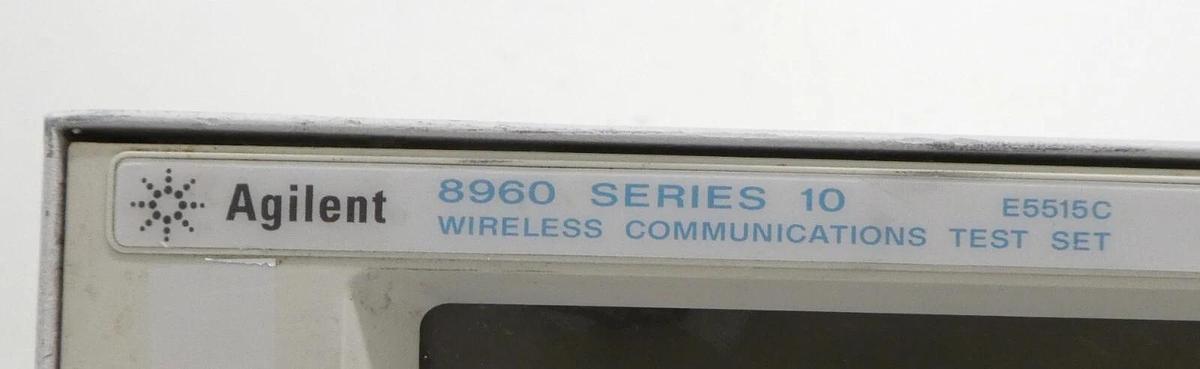 Used Agilent E5515C Wireless Communications Test Set 8960 SERIES 10 Frozen Untested