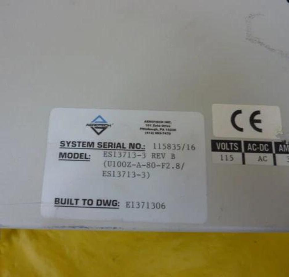 Used Aerotech ES13713-3 Multitasking Motion Controller UNIDEX 100 Lot of 2 Working