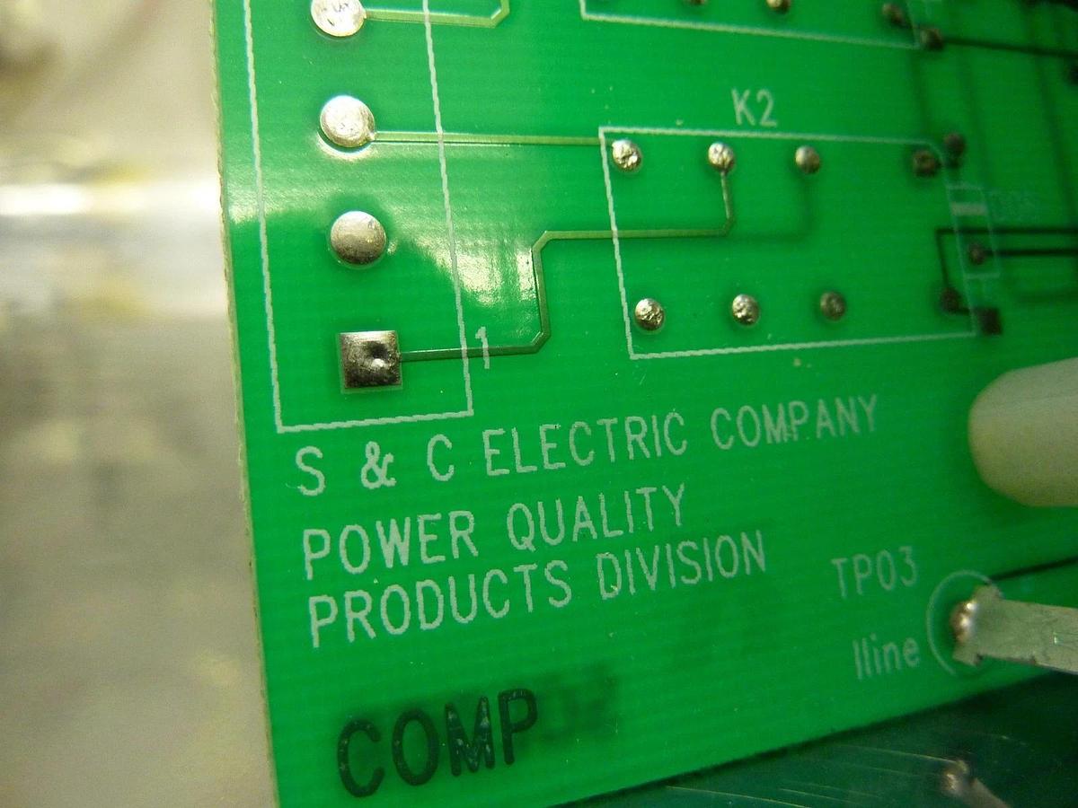 Used S&C Electric 4126-7 Power Supply Control Board PCB 005-126-3R1 4114-3 Used