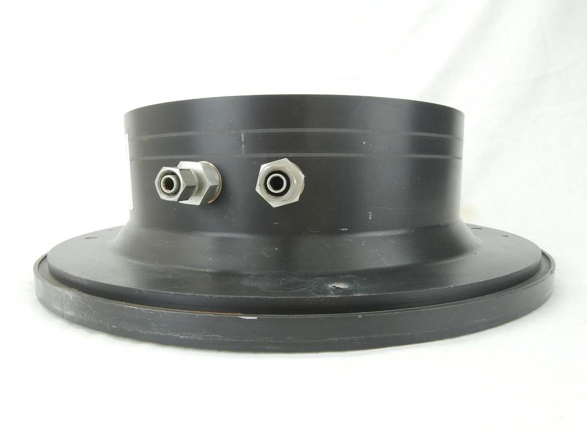 Used Tegal 37-441-004 Cooling Flange 6500 HRe Dual Frequency Etch System Used Working