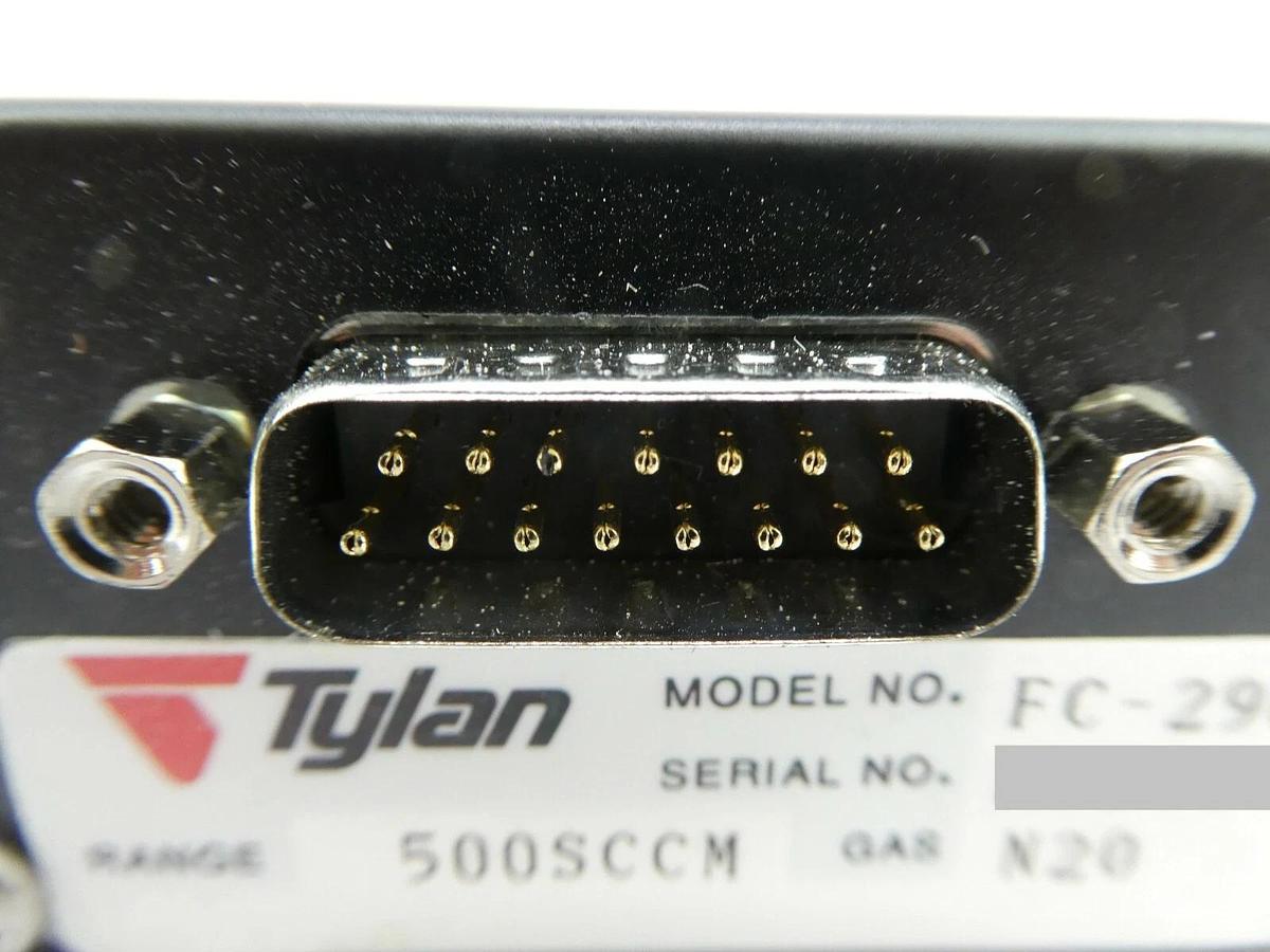 Used Tylan General FC-2901MEP Mass Flow Controller MFC 500 SCCM N2O 2900 Working
