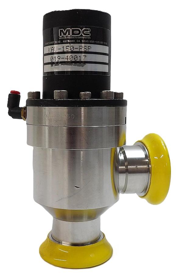 Used MDC Vacuum Products 019-40017 Pneumatic Angle Valve KAV-150-PSP Working