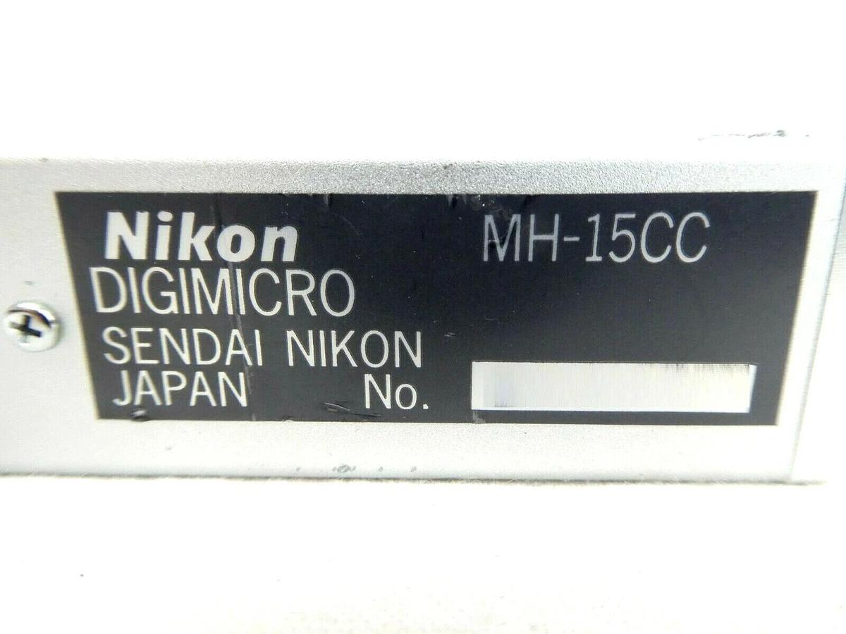 Used Nikon Precision MH-15CC Digital Micrometer DIGIMICRO NSR Series Working