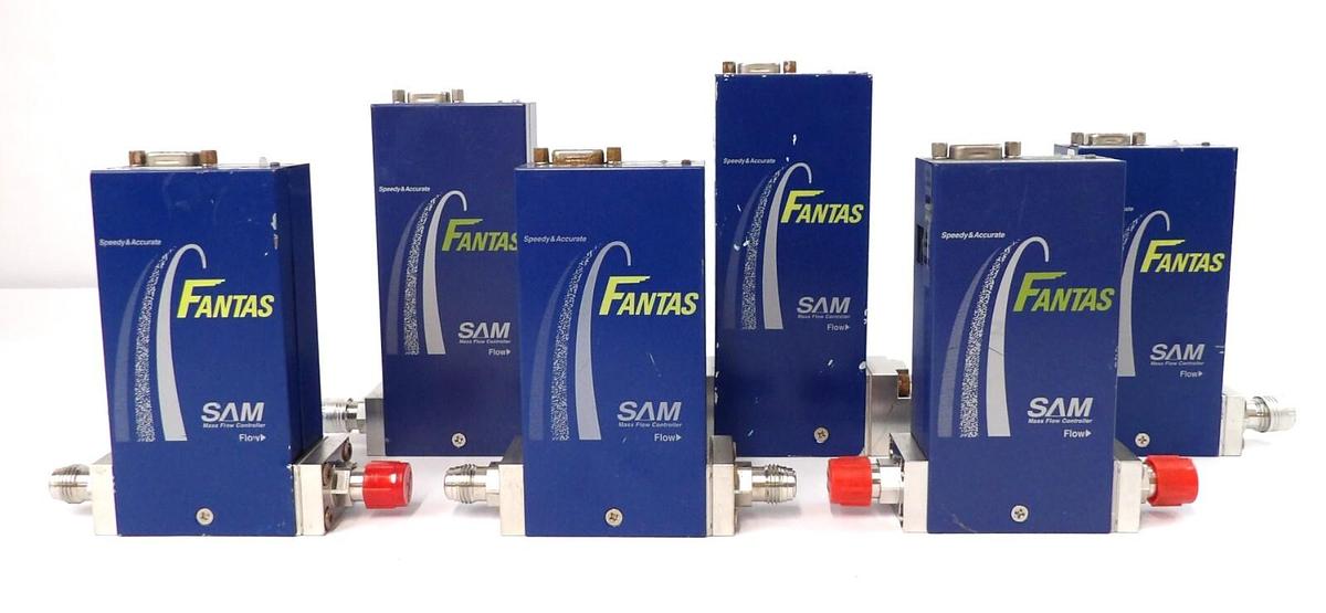Used Hitachi Metals SAM MFC Mass Flow Controller Reseller Lot of 6 Working Spare