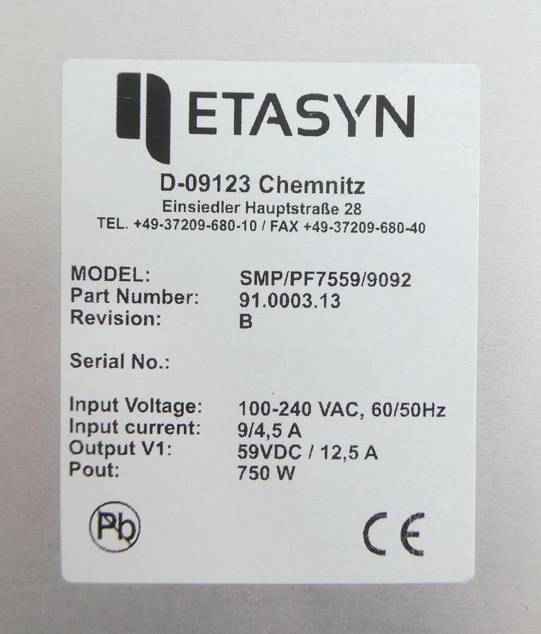 Used Artesyn 91.0003.13 SMP/PF Power Supply SMP/PF7559/9092 Lot of 2 Working