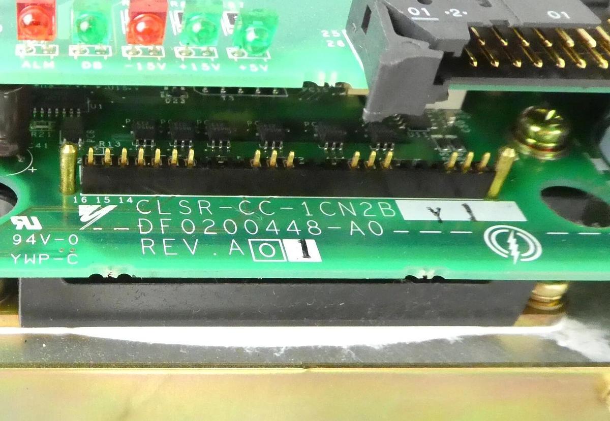 Used Yaskawa Electric CLSR-CB-1CN2AY1 Power Supply CLSR-CC-1CN2BY1 Nikon NSR Working