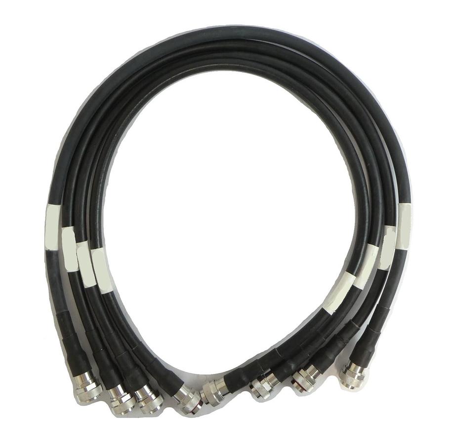 Used Microwave Systems AA-9919 RF Coaxial Cable RF Reseller Lot of 4 Working Surplus