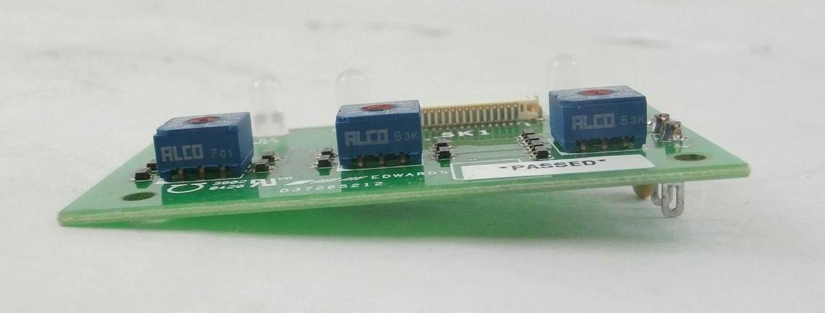Used Edwards D37265212 Node Address Board PCB im Interface Working Surplus