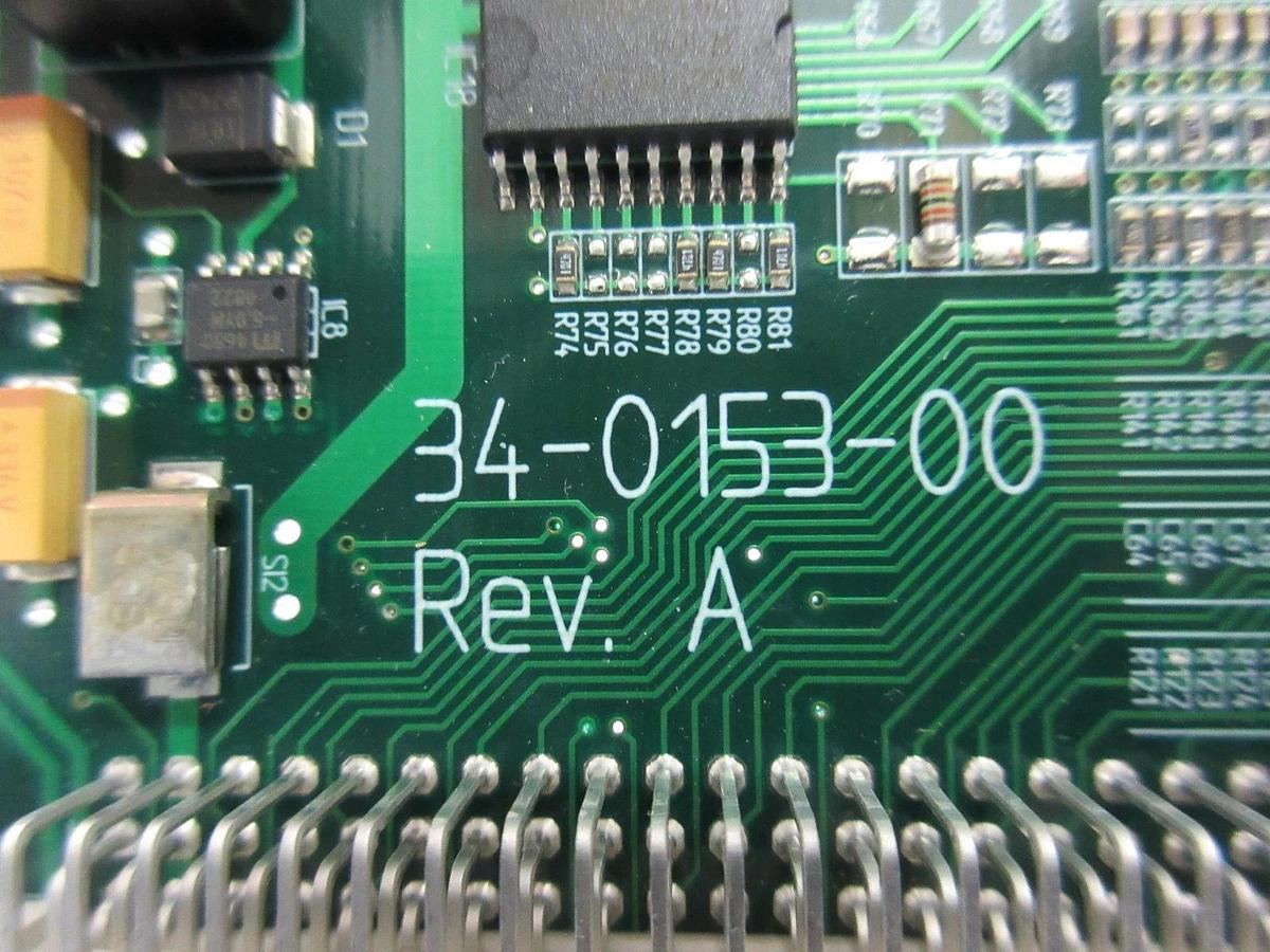 Used ASTeX 34-0153-00 X126 RS232 Remote Control Board PCB Card MKS Working Surplus