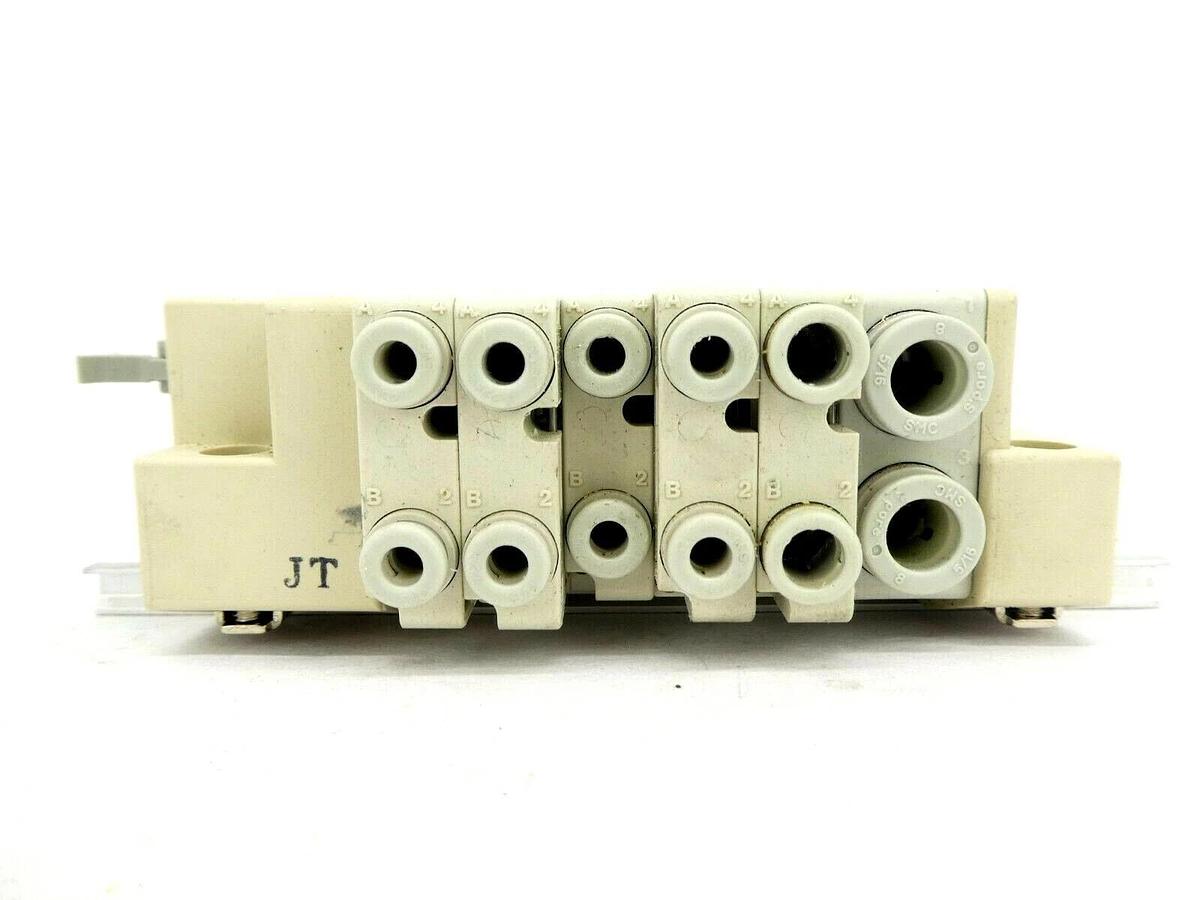 Used SMC 5-Port Pneumatic Manifold SZ3360-5NL0Z Reseller Lot of 6 Working Surplus