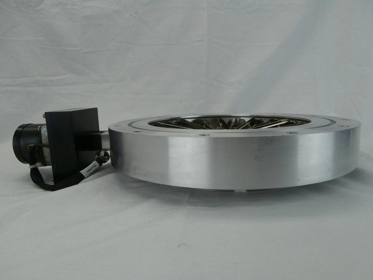 Used MeiVac CVQ-250-ISO-U-SM Aluminium Radial Vane VARI-Q Throttle Valve Used Working