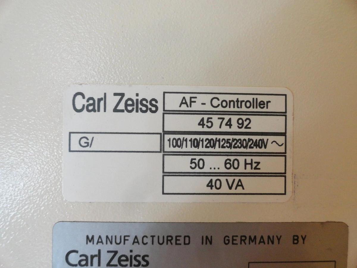 Used Carl Zeiss 45 74 92 Microscope System AF Controller 457492 Working Surplus