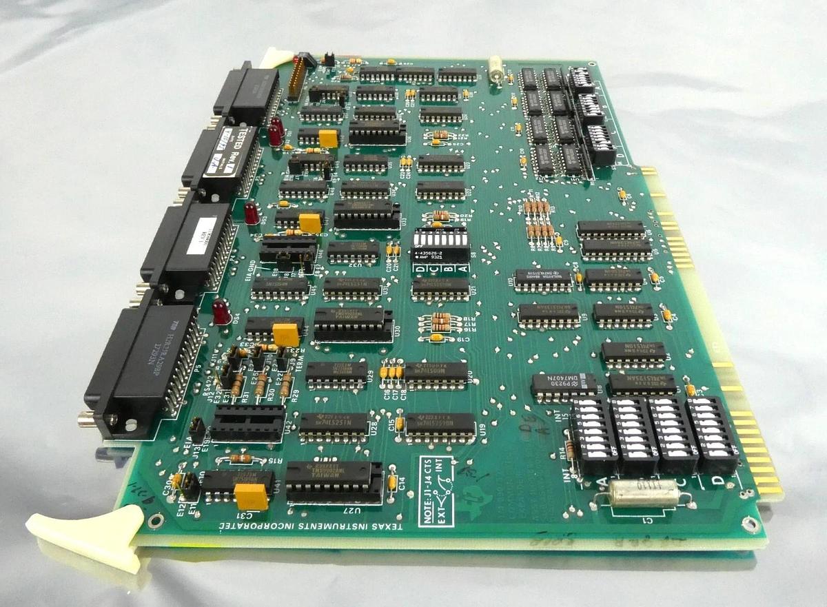 Used Texas Instruments 1600168-0001 Communcation Expander PCB Card 115684001 Working
