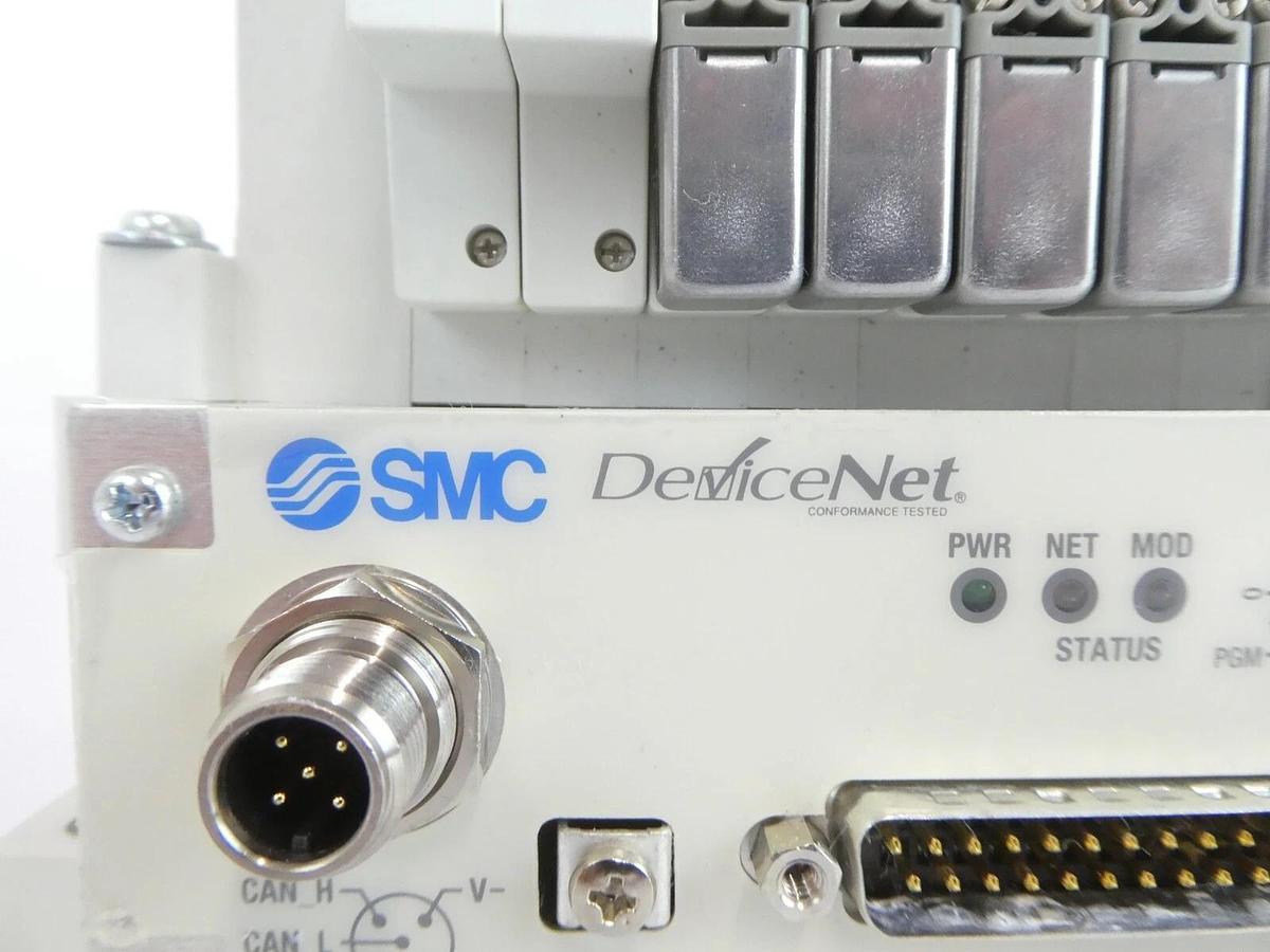 Used SMC VV5Q11-16-X3101V 16-Port Manifold Module EX420-SDN1 Working Surplus