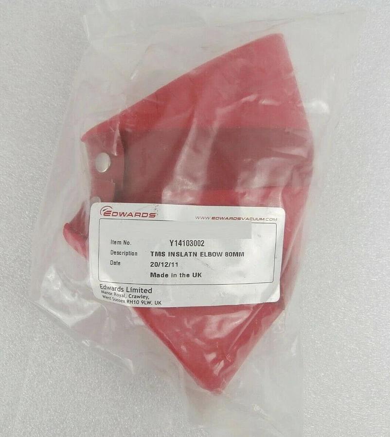 Edwards Y14103002 TMS Insulation Elbow 80mm Reseller Lot of 5 New Surplus