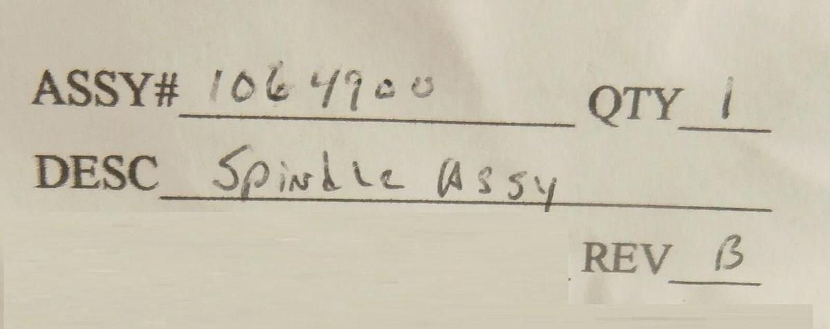 Varian Semiconductor VSEA 1064900 X Spindle Transfer Arm Assembly New Surplus