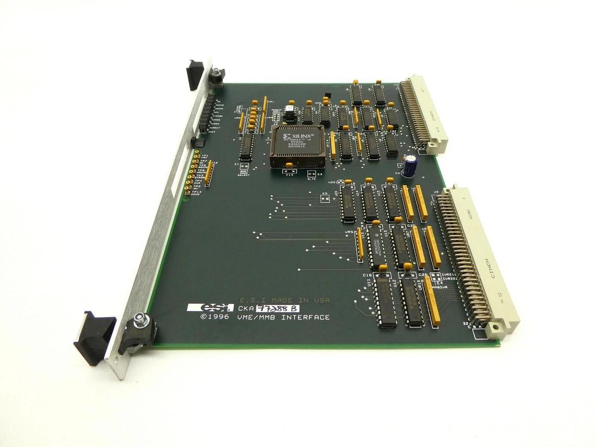 Used ESI Electro Scientific Industries CKA 77288 VME/MMB Interface PCB Card Working