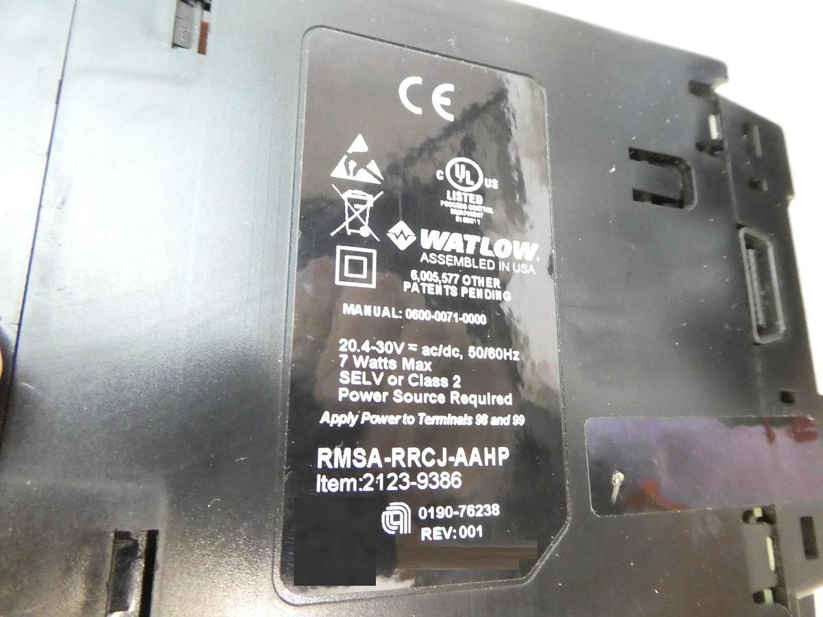 Used Watlow RMSA-RRCJ-AAHP RMLA-55AJ-AAJP RMEA-FFFC-AAR8 Temperature Controller AMAT