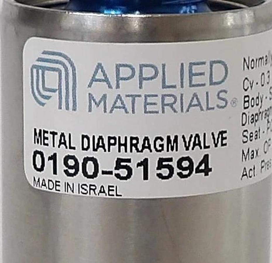 Used AMAT Applied Materials 0190-51594 Diaphragm Valve Reseller Lot of 8 New Spare