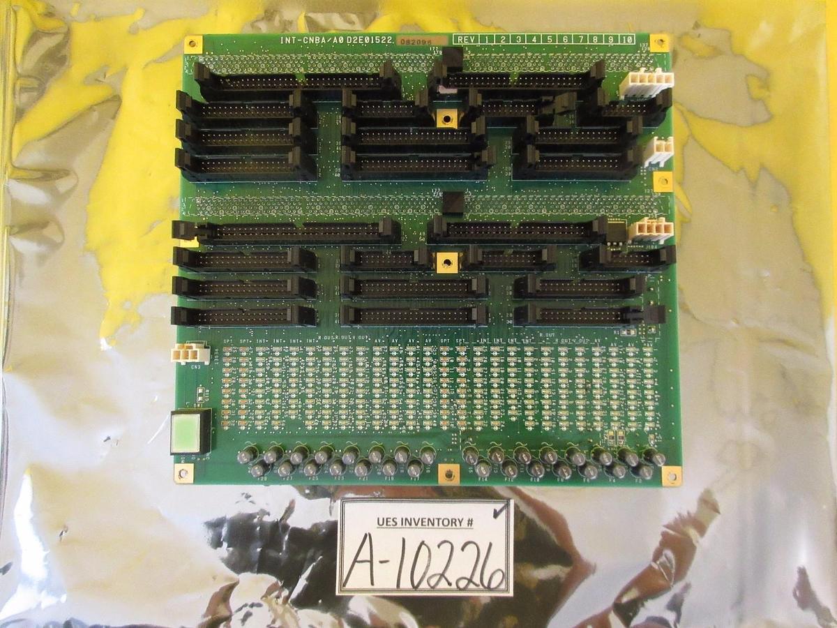 Used Kokusai Electric D2E01522 Interface Backplane Board INT-CNBA PCB Used Working