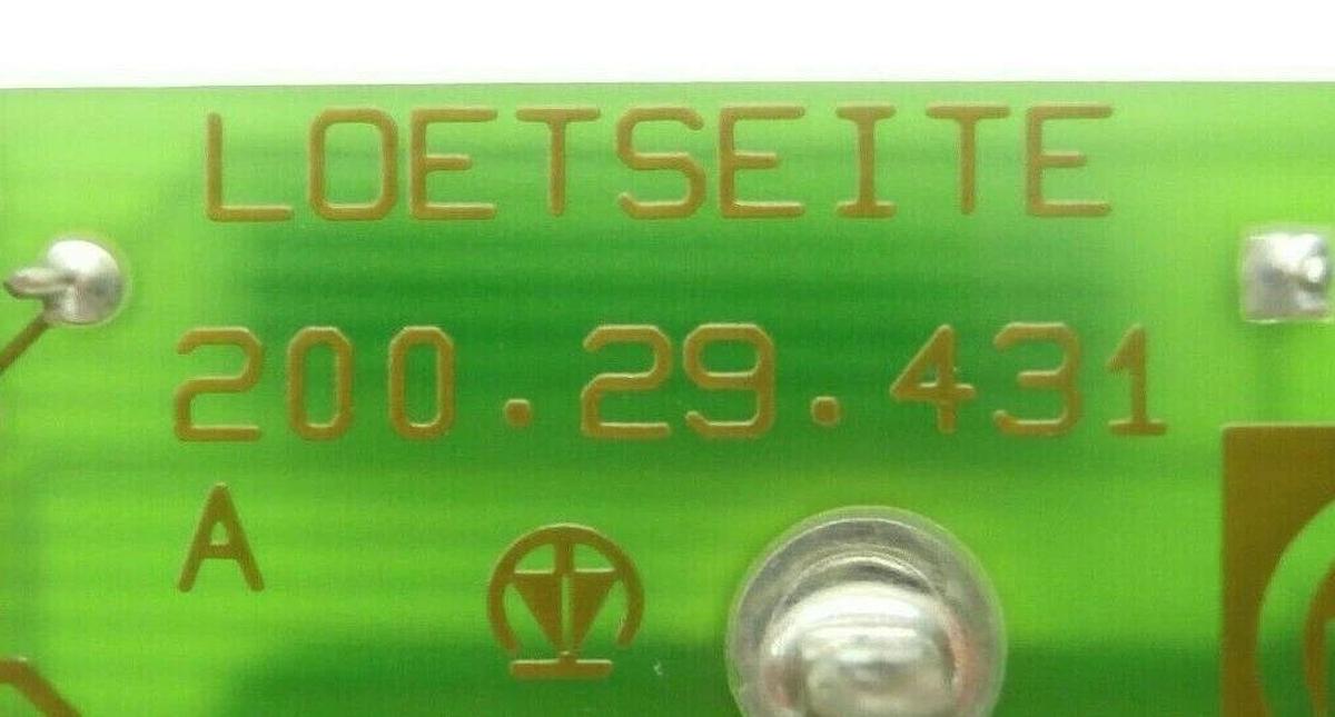 Used Leybold Vacuum 200.29.431 19.3.87 Board PCB 20029431 ULTRATEST UL 500 Working