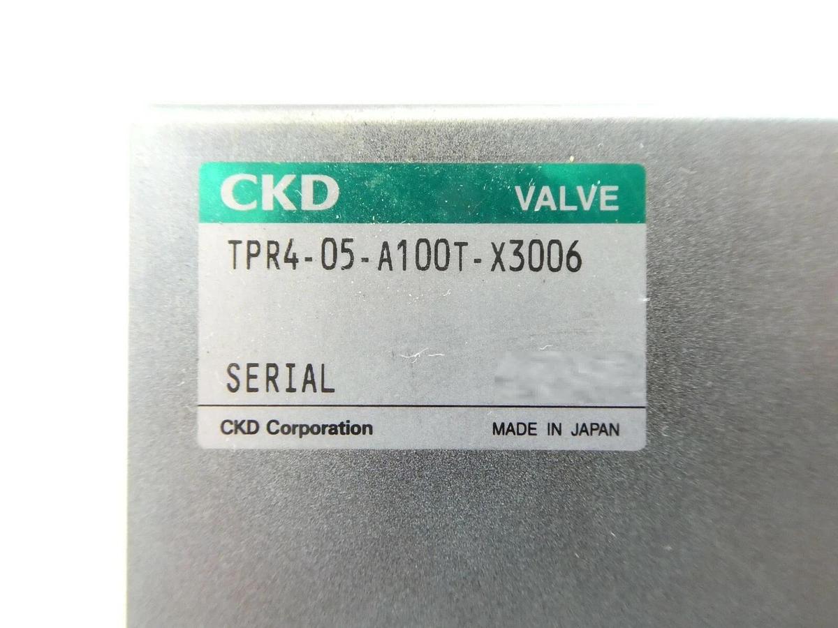 Used CKD TPR4-05-A100T-X3006 Pressure Controller Flow Splitter PARECT Working Surplus