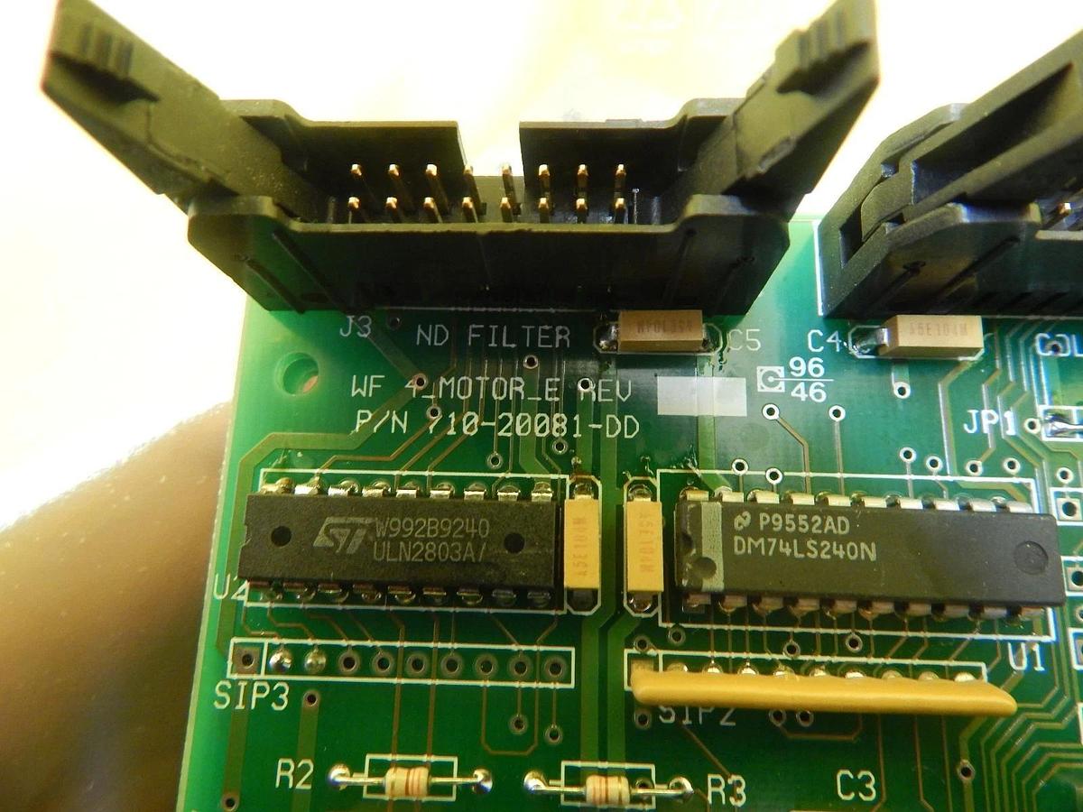 Used Orbot Instruments 710-20081-DD WF 4_MOTOR_E PCB Board AMAT Orbot WF 720 Used