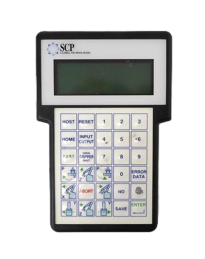 Used SCP Global Technologies 271084 Robot Teach Pendant Termiflex Working Surplus