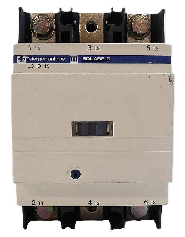 Used Telemecanique LC1D115 Contactor LC1 Square D Lot of 4 Working