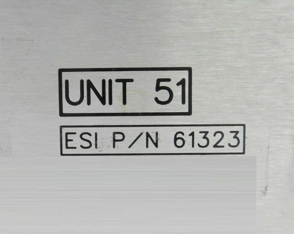 Used ESI 61323 AUX. Electronics Power Supply 9250 Laser System Working Spare