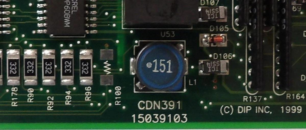Used DIP 15039103 Communications PCB Card CDN391 AMAT 0660-01865 Spare Surplus