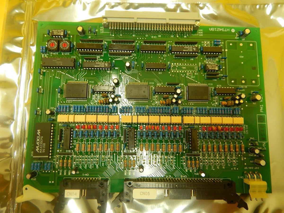 Used Hitachi HT94218A PM1 PCB Card Ver. A M-712E Shallow Trench Etcher Working Spare
