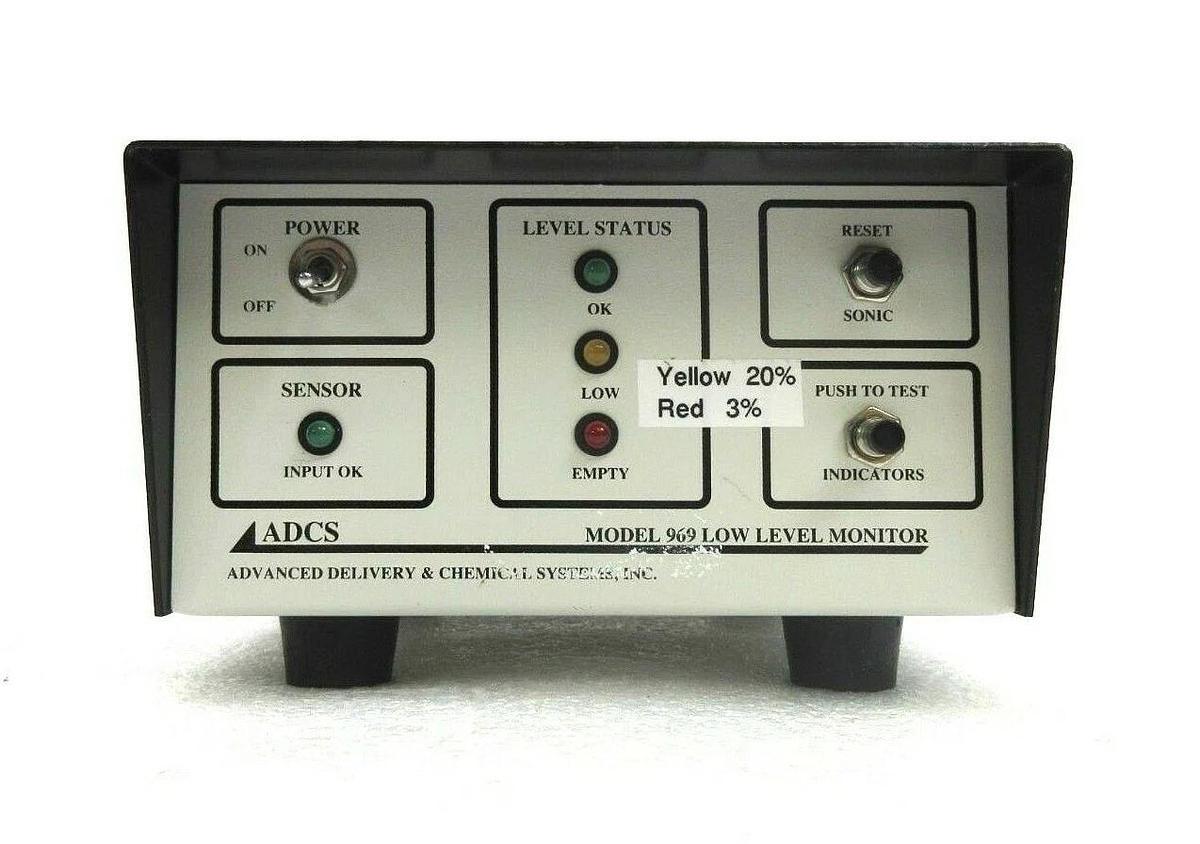 Used ADCS Advanced Delivery & Chemical System 969 Low Level Monitor Lot of 10 Spare