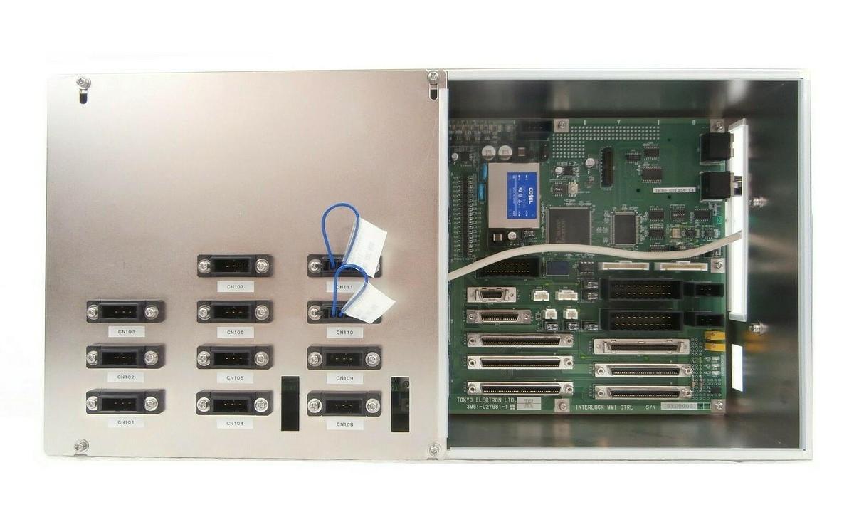 Used TEL Tokyo Electron 3M81-027681-14 MMI Interlock Controller PCB Trias Surplus
