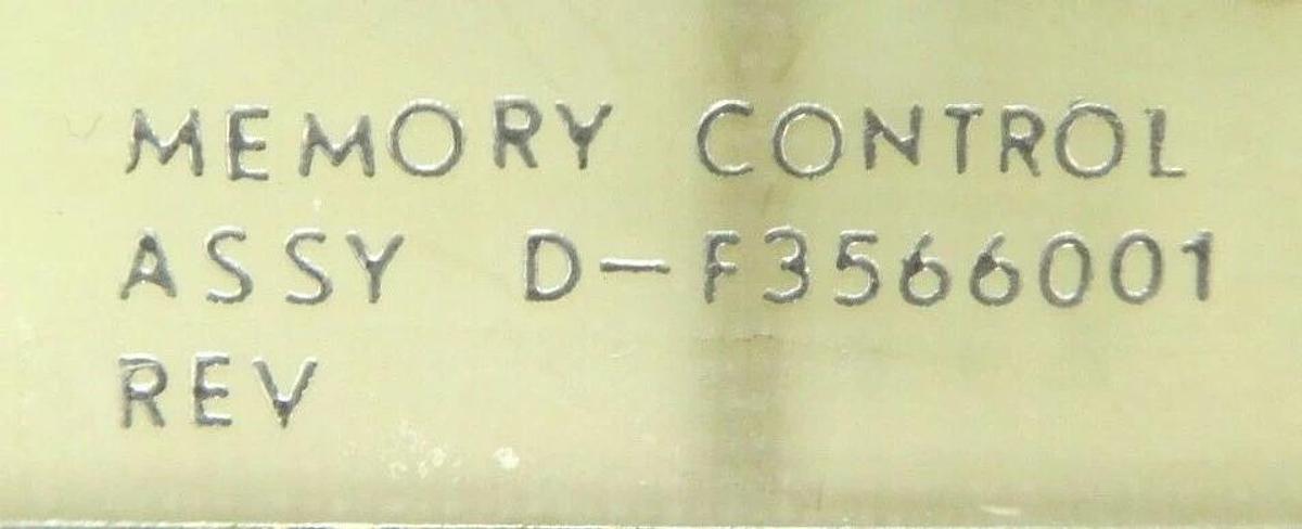 Refurbished Varian Semiconductor VSEA D-F3566001 Memory Control PCB Card OEM Refurbished