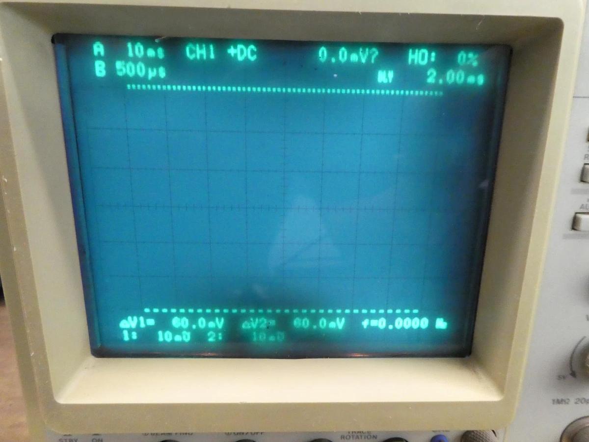 Used Iwatsu Electric SS-7811 100MHz Analog Oscilloscope Working Spare