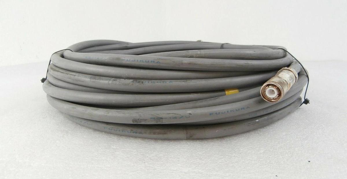 Used TEL Tokyo Electron 3D86-003060-V1 RF Cable 20.35 Meters 66 Foot Working Surplus