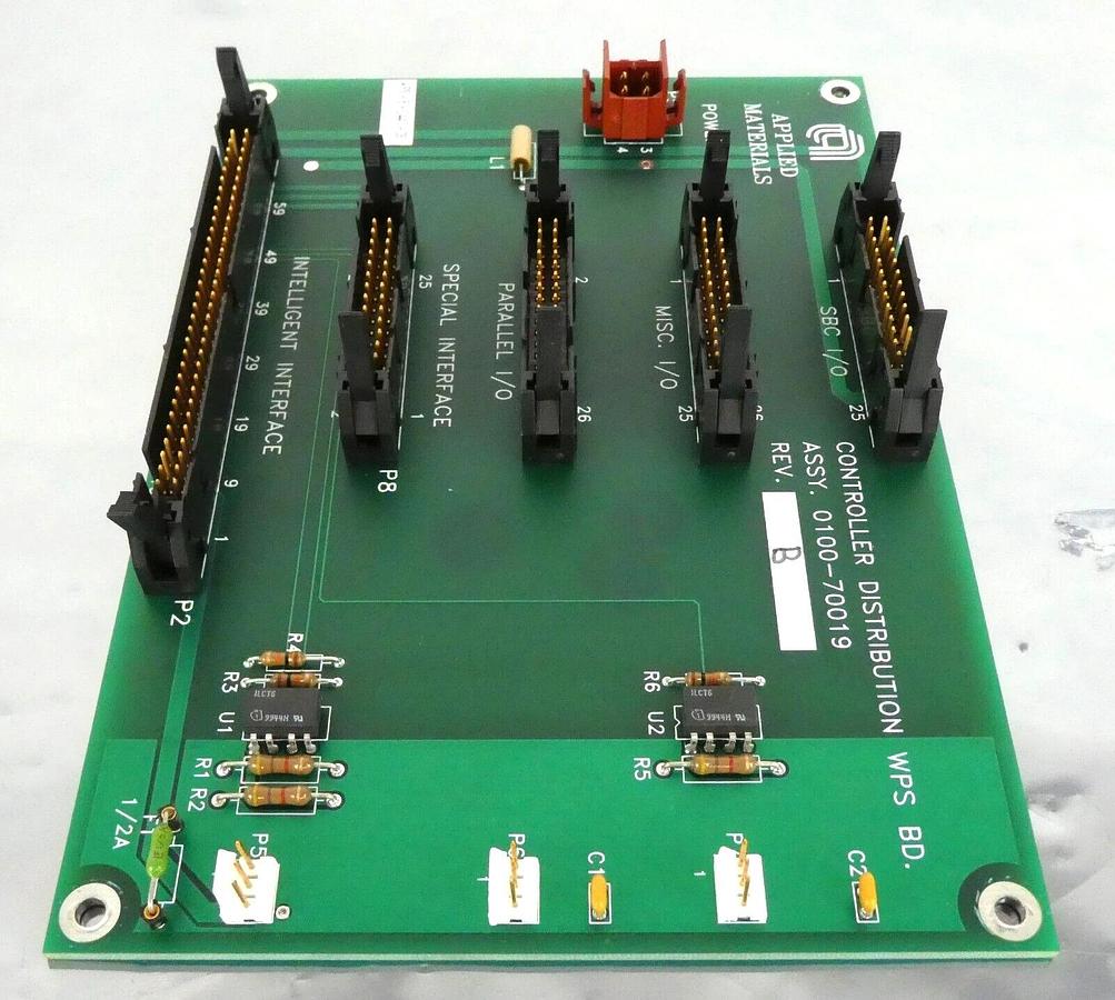 Used AMAT Applied Materials 0100-70019 Controller Distribution PCB Lot of 2 Working