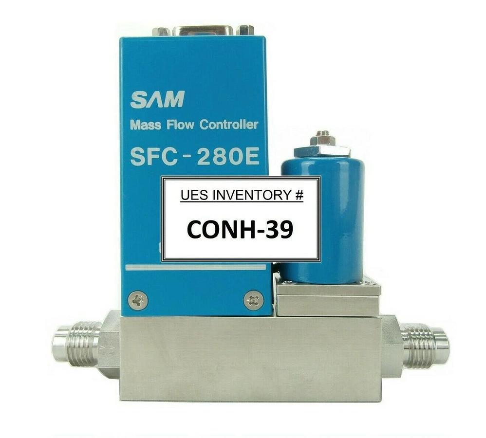 Used SAM Hitachi Metals SFC280ERC-4V Mass Flow Controller MFC SFC-280E 500 CCM Ar