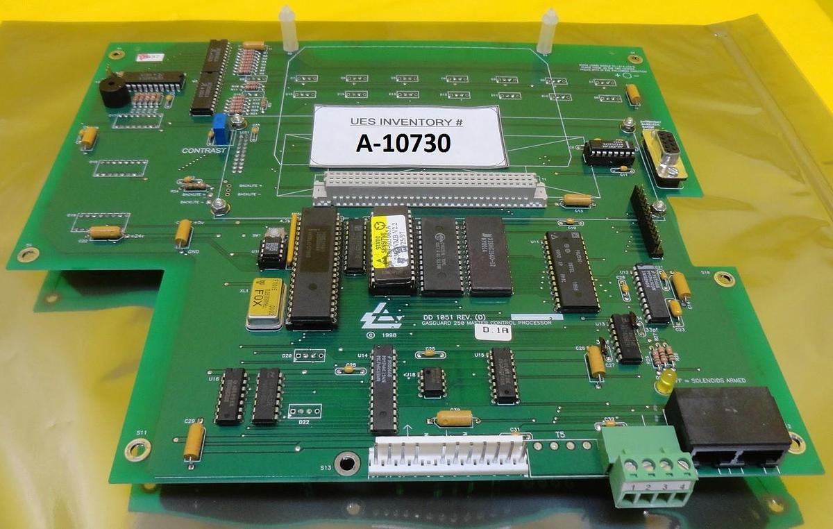 Used Air Products DD 1051 Gasguard 250 Master Control Processor PCB Used Working