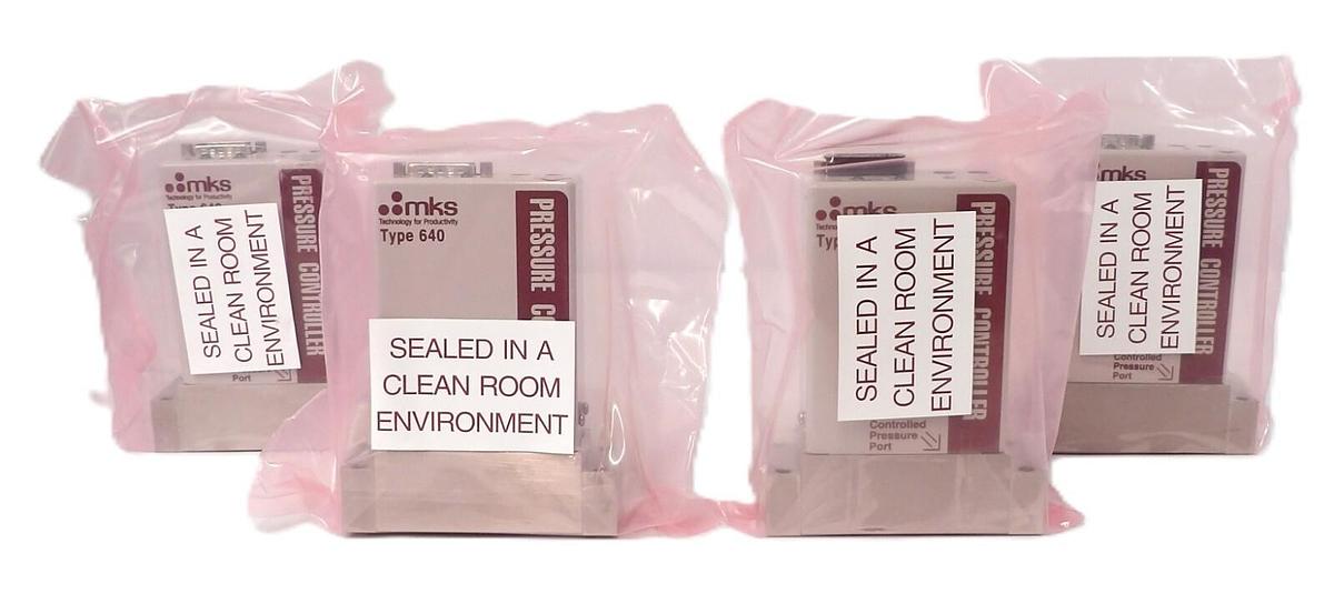 Refurbished MKS Instruments 640A-23510 Pressure Controller Type 640 Lot of 4 OEM Refurbished