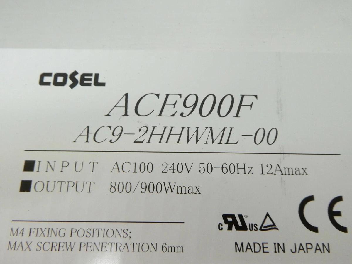 Used Cosel AC9-2HHWML-00 Power Supply ACE900F Nikon NSR-S610C System Working Spare