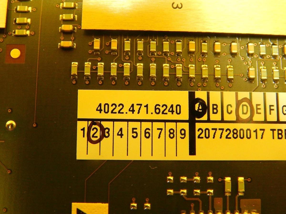 Used ASML 4022.471.6240 Fiber Optic Transceiver VME Card PCB 4022 471 4187.1 Used