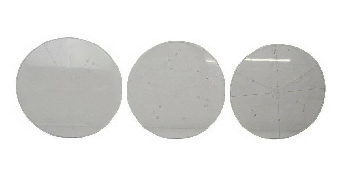 Used SVG Silicon Valley Group 90S 150mm Plastic Calibration Wafer Lot of 3 Working