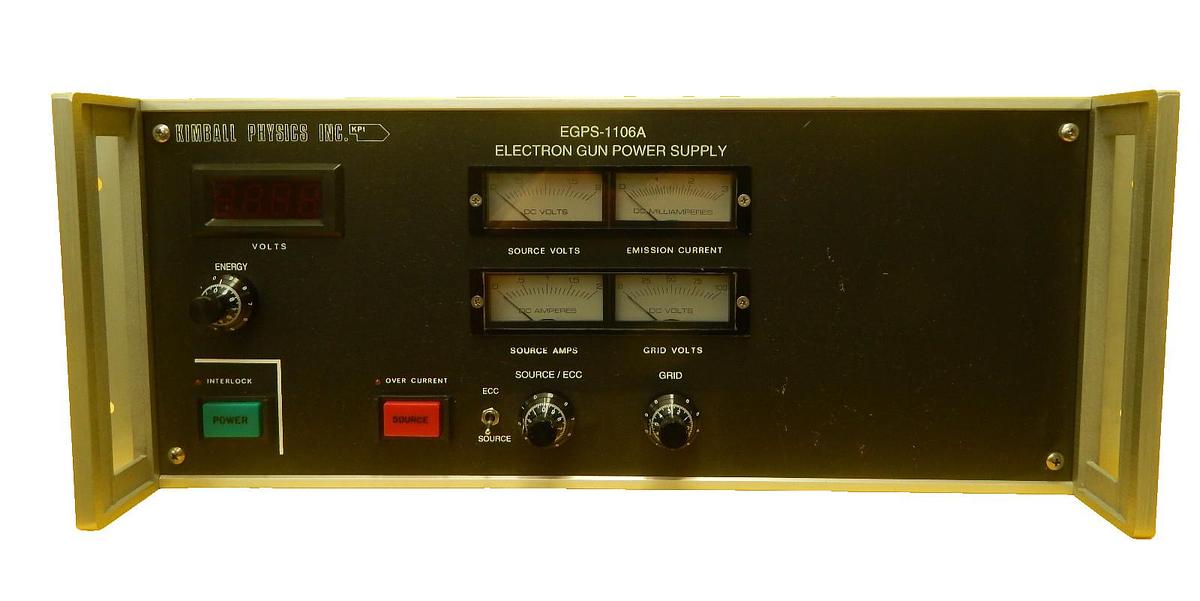 Used Kimball Physics EGPS-1106A Electron Gun Power Supply KLA-Tencor eS20XP Used