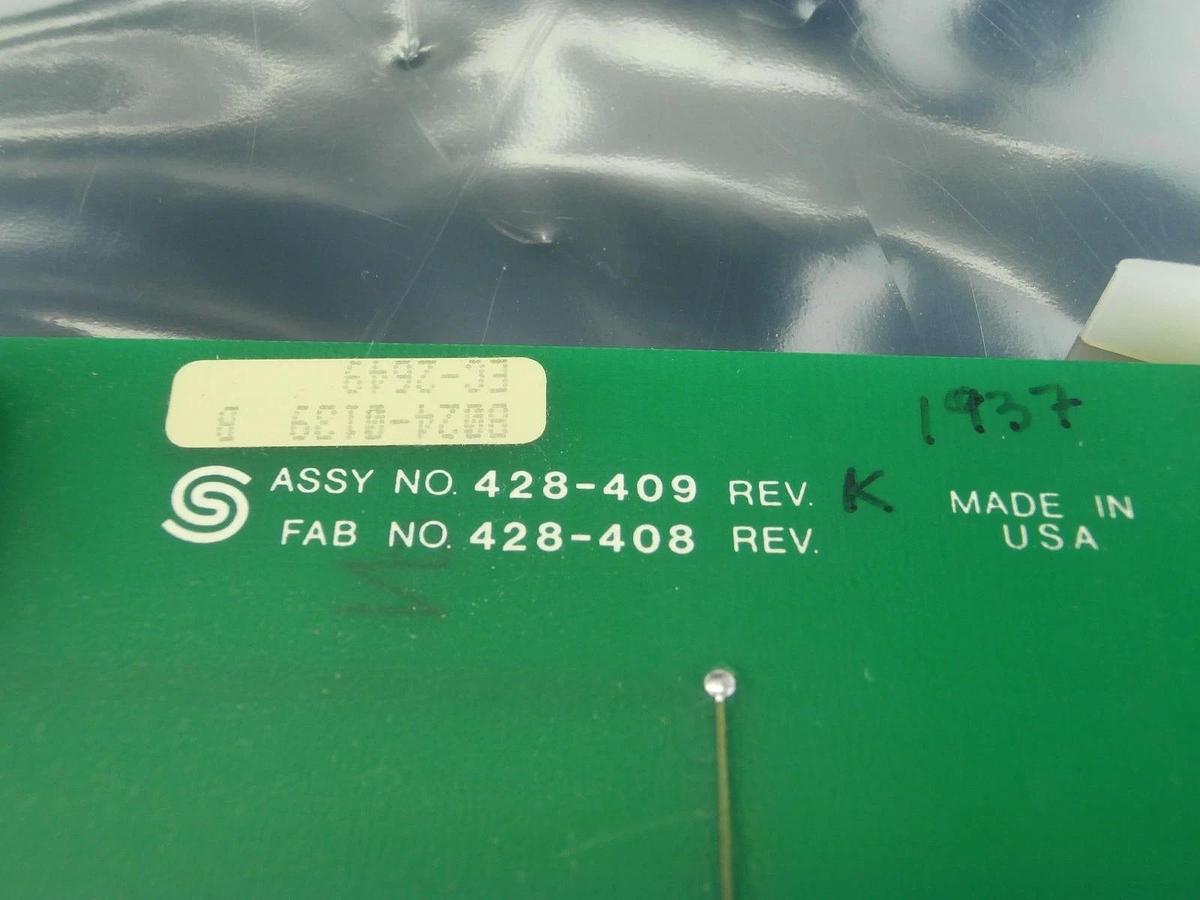 Used SCI Solid Controls 428-409 Smart Board PCB Card VSE 8024-0139 Used Working