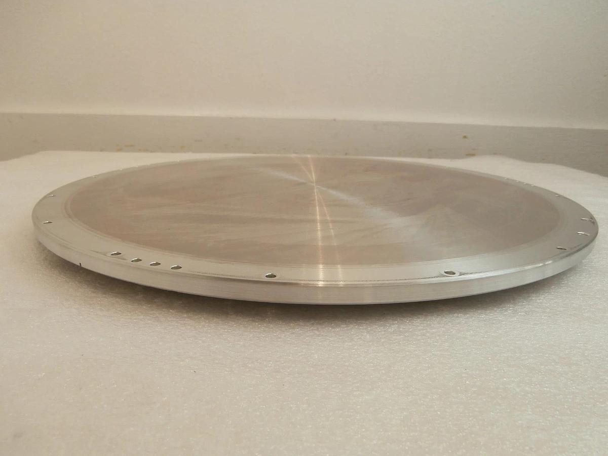 Used Honeywell 092306 300mm 5N Ti Titanium Target 20.625X17.478X1.000X0.500IN Working