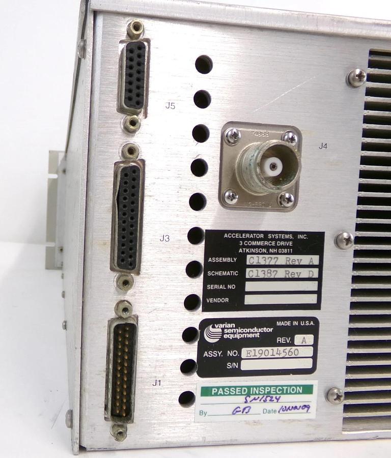 Used Varian Semiconductor Equipment E19014560 Pulse Power Supply Driver Spare Surplus